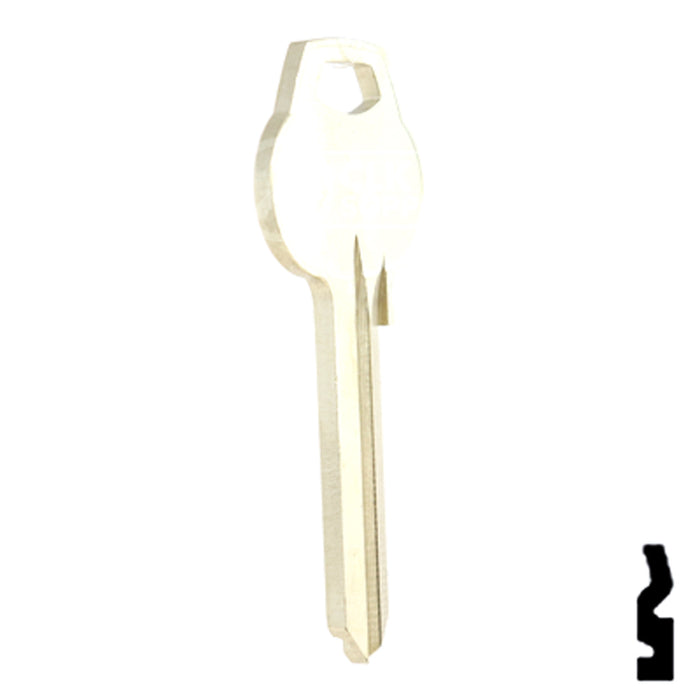 Uncut Key Blank | Corbin Russwin | A1012-D3 Residential-Commercial Key Ilco