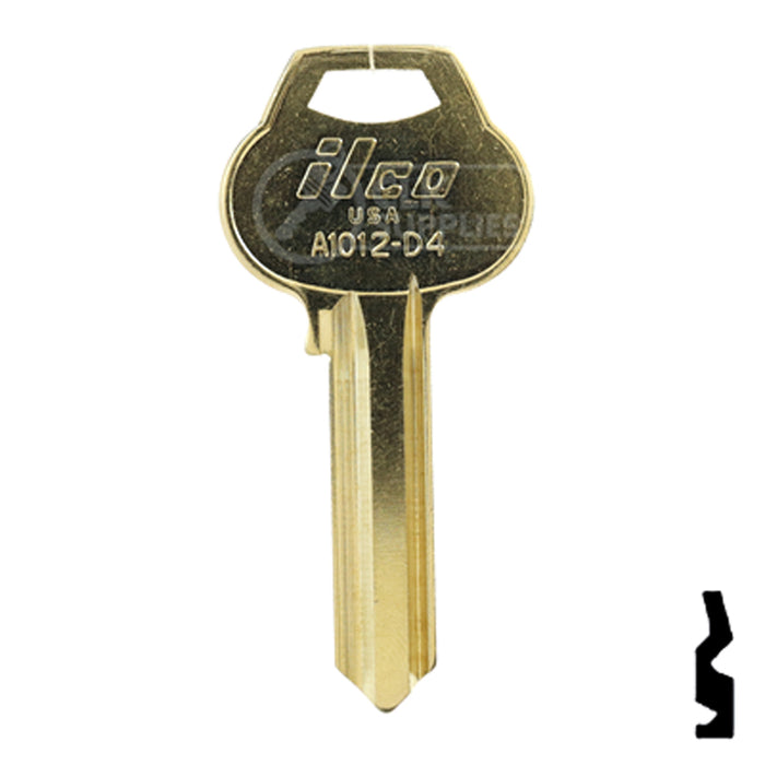 Uncut Key Blank | Corbin Russwin | A1012-D4 Residential-Commercial Key Ilco