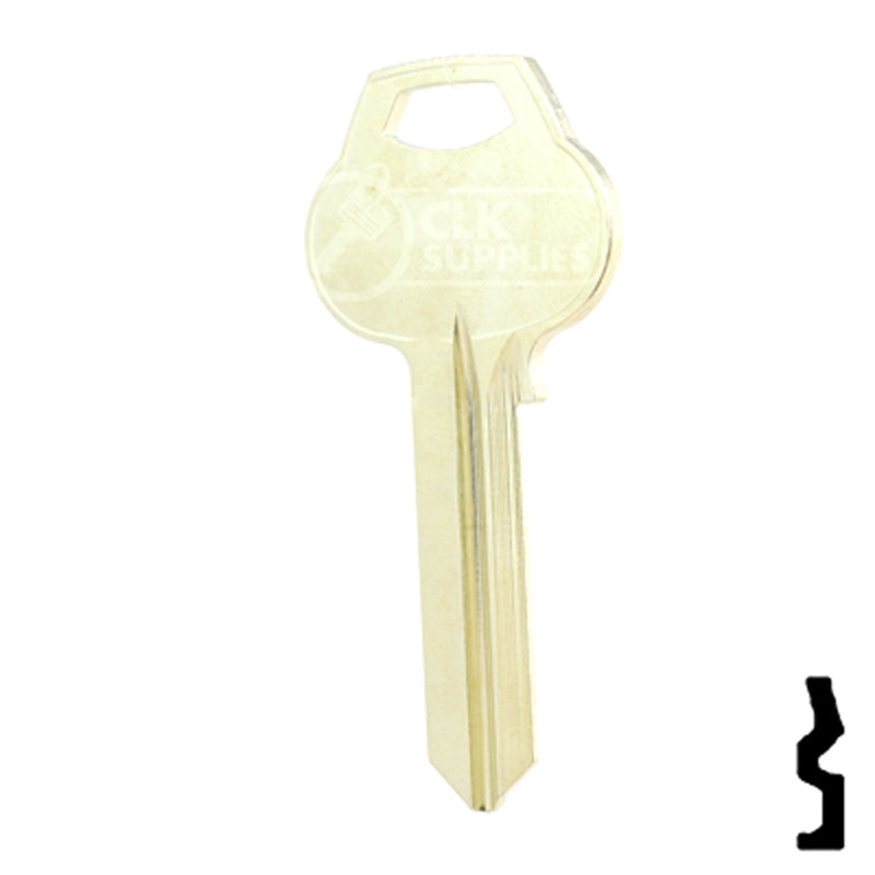 Uncut Key Blank | Corbin Russwin | A1012-D41 Residential-Commercial Key Ilco