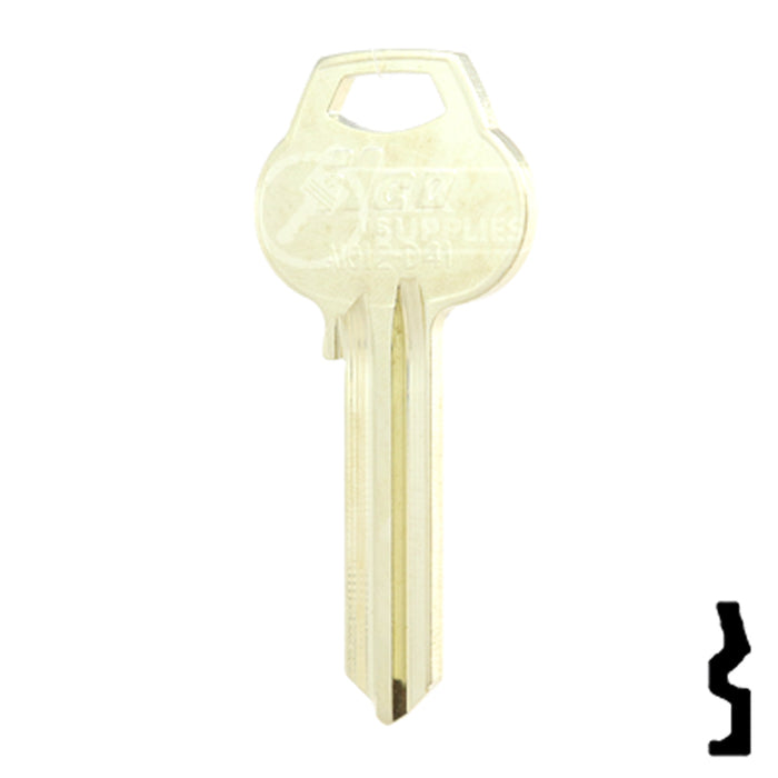 Uncut Key Blank | Corbin Russwin | A1012-D41 Residential-Commercial Key Ilco