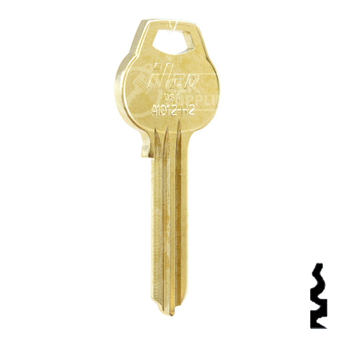 Uncut Key Blank | Corbin Russwin | A1012-H2 Residential-Commercial Key Ilco