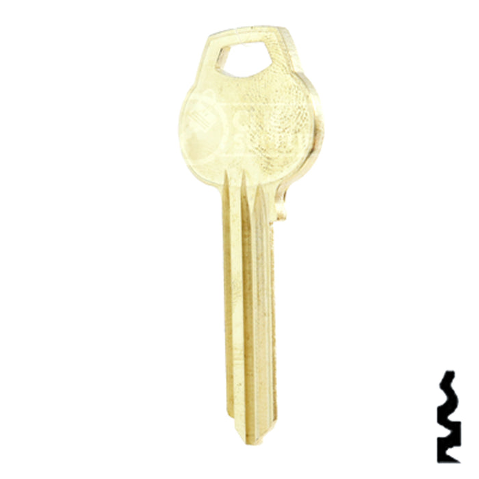 Uncut Key Blank | Corbin Russwin | A1012-H2 Residential-Commercial Key Ilco