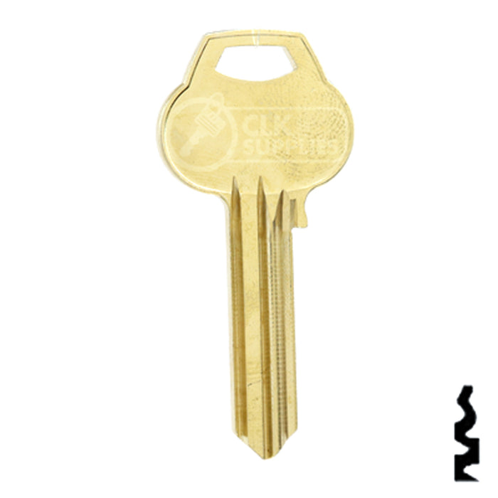 Uncut Key Blank | Corbin Russwin | A1012-H2 Residential-Commercial Key Ilco