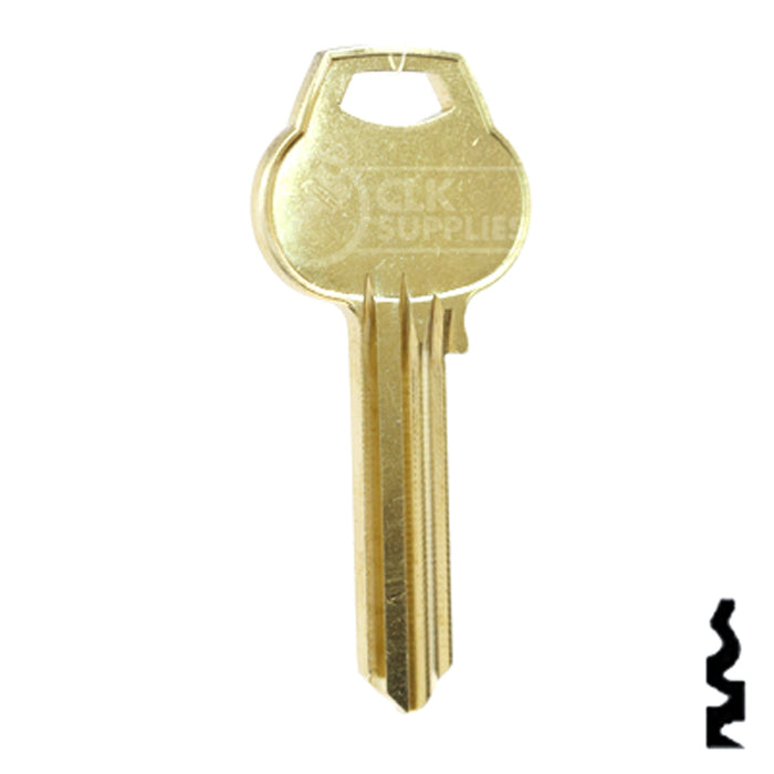 Uncut Key Blank | Corbin Russwin | A1012-H2 Residential-Commercial Key Ilco