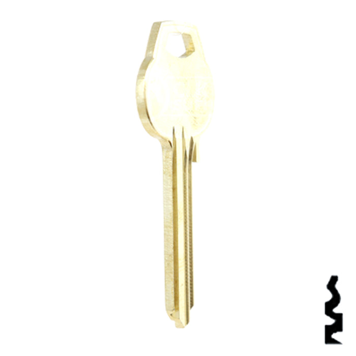 Uncut Key Blank | Corbin Russwin | A1012-H2 Residential-Commercial Key Ilco