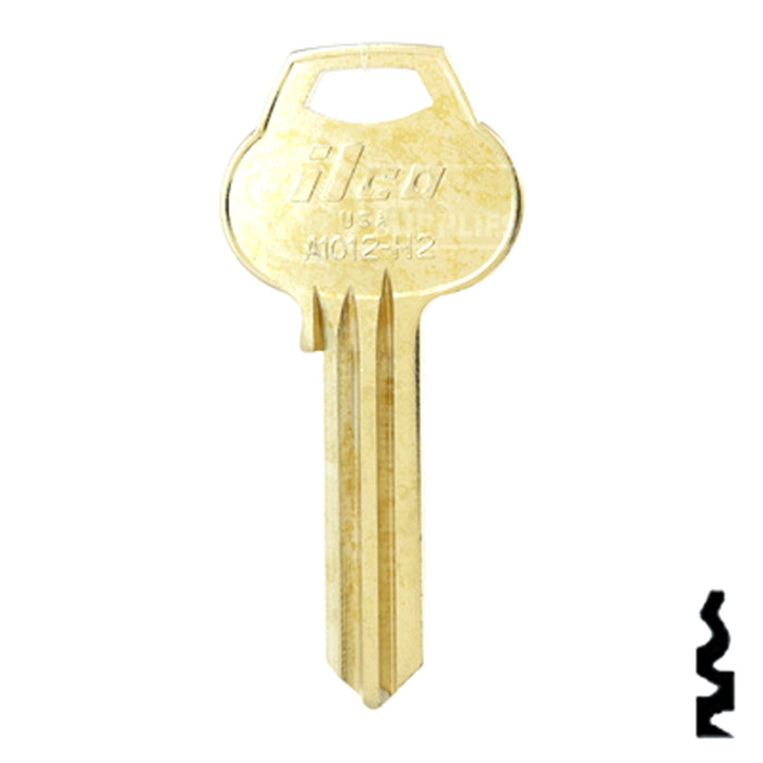 Uncut Key Blank | Corbin Russwin | A1012-H2 Residential-Commercial Key Ilco