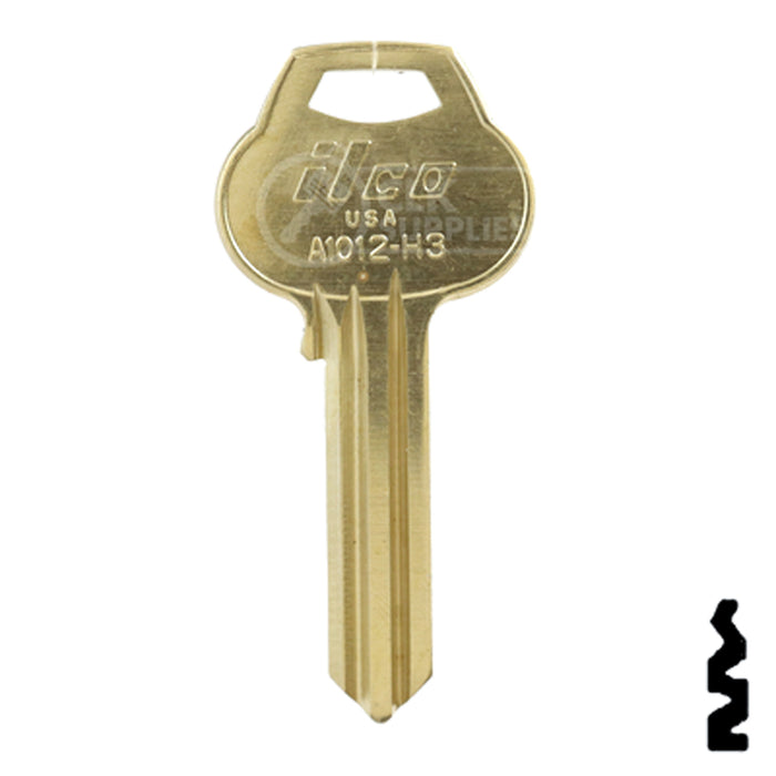 Uncut Key Blank | Corbin Russwin | A1012-H3 Residential-Commercial Key Ilco