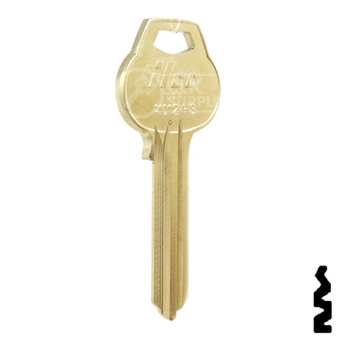 Uncut Key Blank | Corbin Russwin | A1012-H3 Residential-Commercial Key Ilco