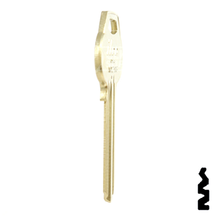 Uncut Key Blank | Corbin Russwin | A1012-H3 Residential-Commercial Key Ilco