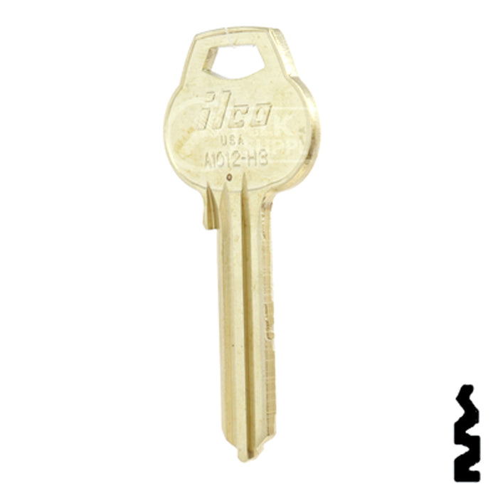 Uncut Key Blank | Corbin Russwin | A1012-H3 Residential-Commercial Key Ilco