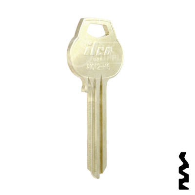 Uncut Key Blank | Corbin Russwin | A1012-H6 Residential-Commercial Key Ilco