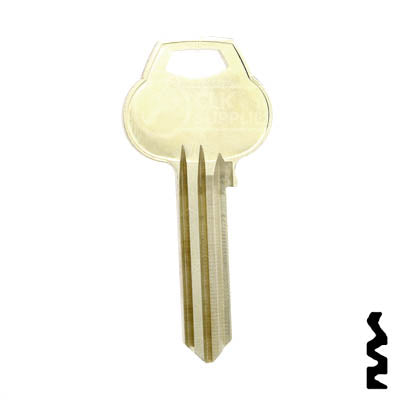 Uncut Key Blank | Corbin Russwin | A1012-H6 Residential-Commercial Key Ilco