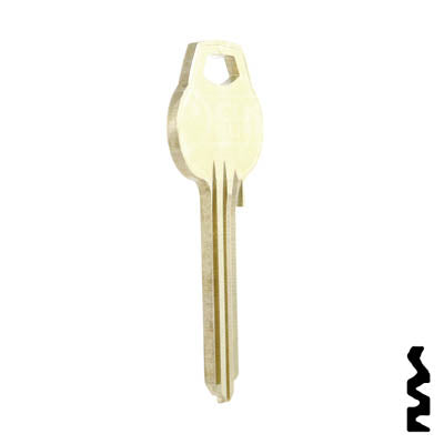 Uncut Key Blank | Corbin Russwin | A1012-H6 Residential-Commercial Key Ilco