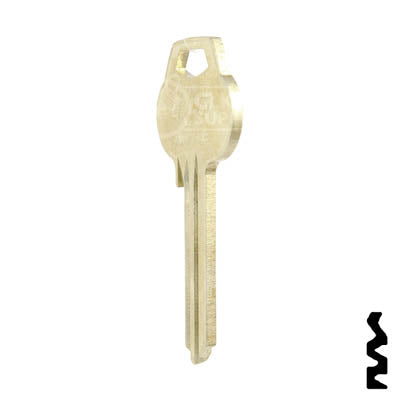 Uncut Key Blank | Corbin Russwin | A1012-H6 Residential-Commercial Key Ilco