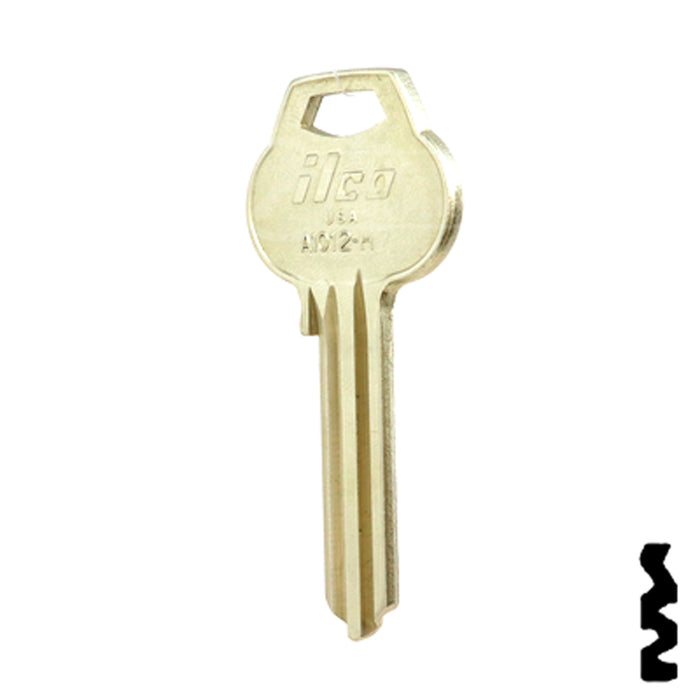 Uncut Key Blank | Corbin Russwin | A1012-H7 Residential-Commercial Key Ilco