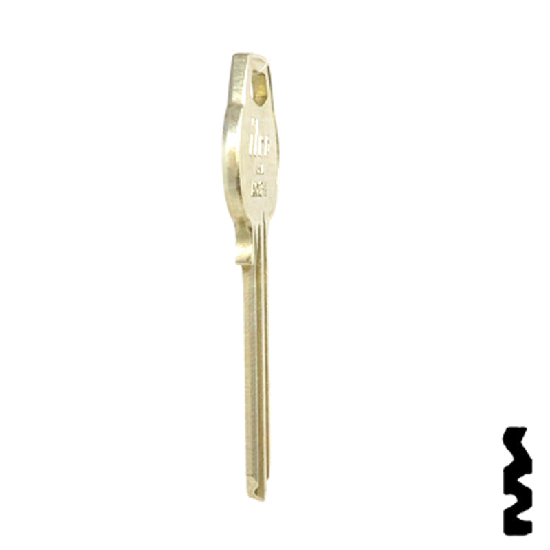 Uncut Key Blank | Corbin Russwin | A1012-H7 Residential-Commercial Key Ilco