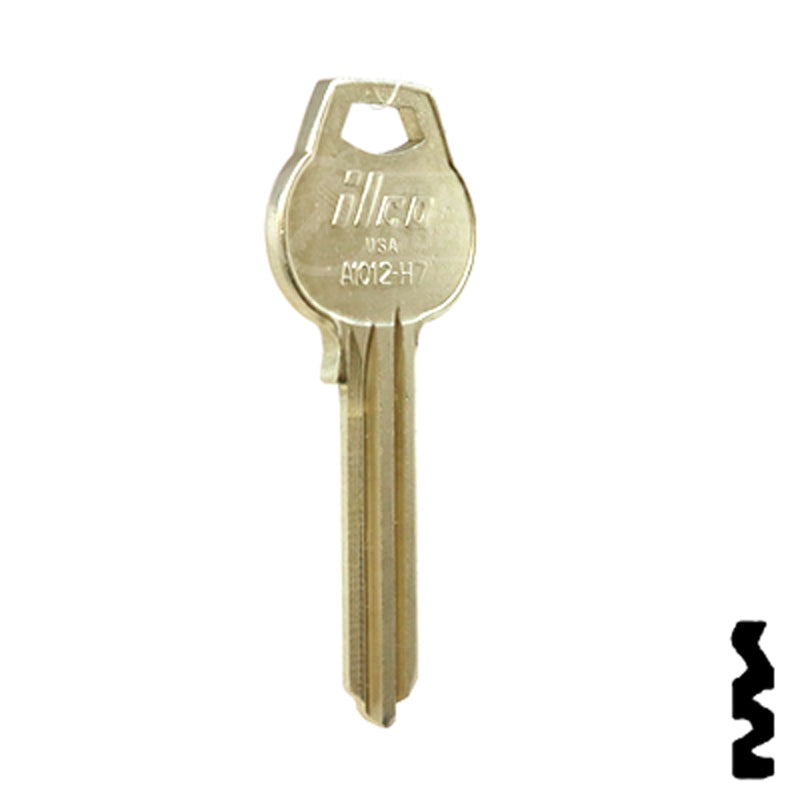 Uncut Key Blank | Corbin Russwin | A1012-H7 Residential-Commercial Key Ilco