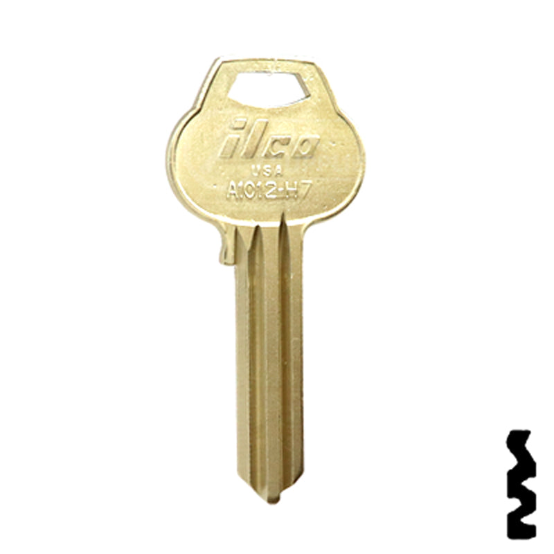 Uncut Key Blank | Corbin Russwin | A1012-H7 Residential-Commercial Key Ilco