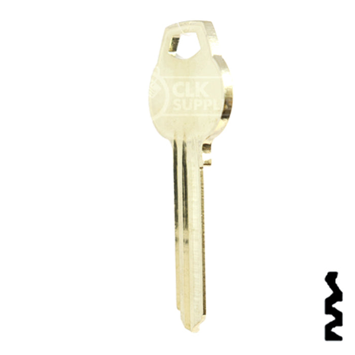 Uncut Key Blank | Corbin Russwin | A1012-H8 Residential-Commercial Key Ilco