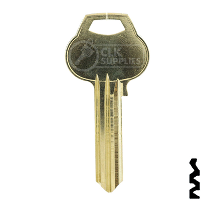 Uncut Key Blank | Corbin Russwin | A1012-H8 Residential-Commercial Key Ilco