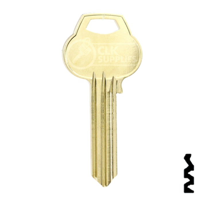 Uncut Key Blank | Corbin Russwin | A1012-H8 Residential-Commercial Key Ilco