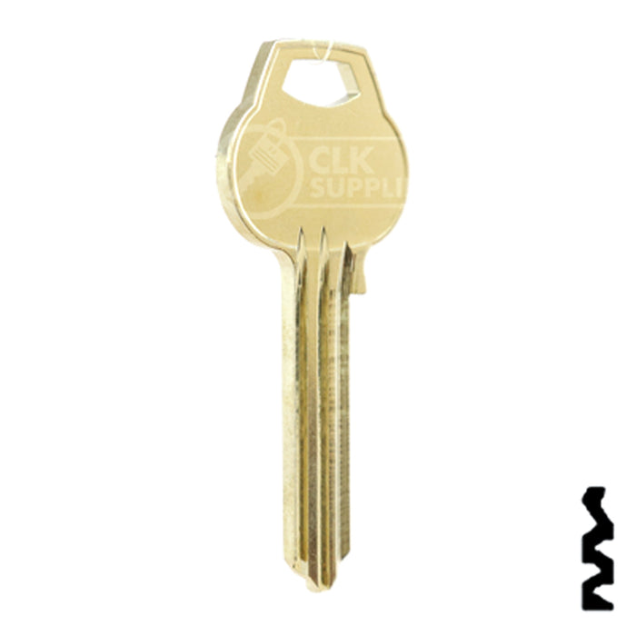 Uncut Key Blank | Corbin Russwin | A1012-H8 Residential-Commercial Key Ilco