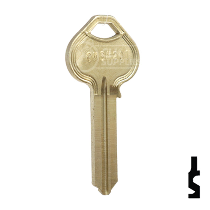 Uncut Key Blank | Corbin Russwin | BD201 Residential-Commercial Key Framon Manufacturing Company, Inc