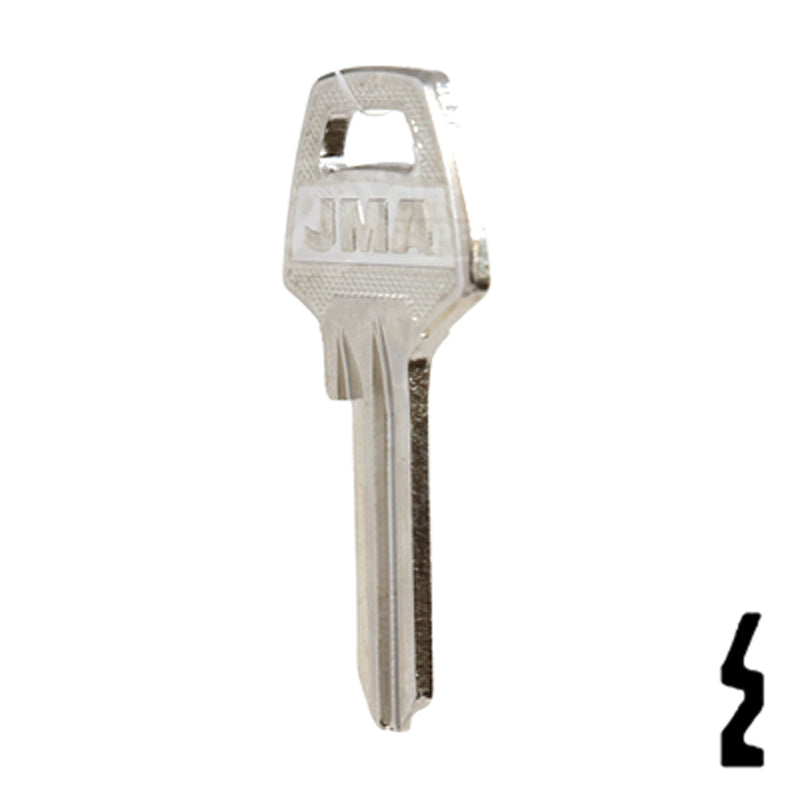 Uncut Key Blank | Corbin Russwin | CB2, COR-40 Residential-Commercial Key JMA USA