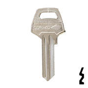 Uncut Key Blank | Corbin Russwin | CB2, COR-40 Residential-Commercial Key JMA USA