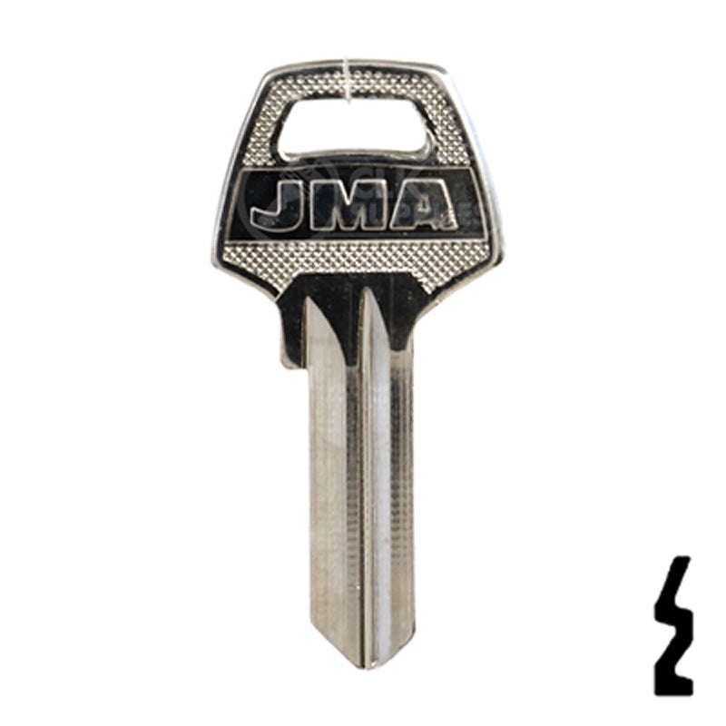 Uncut Key Blank | Corbin Russwin | CB2, COR-40 Residential-Commercial Key JMA USA