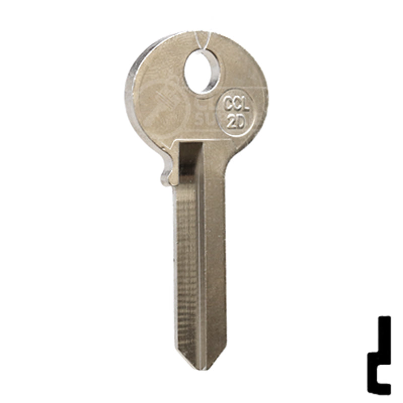 Uncut Key Blank | Corbin Russwin | CCL-2D Residential-Commercial Key JMA USA