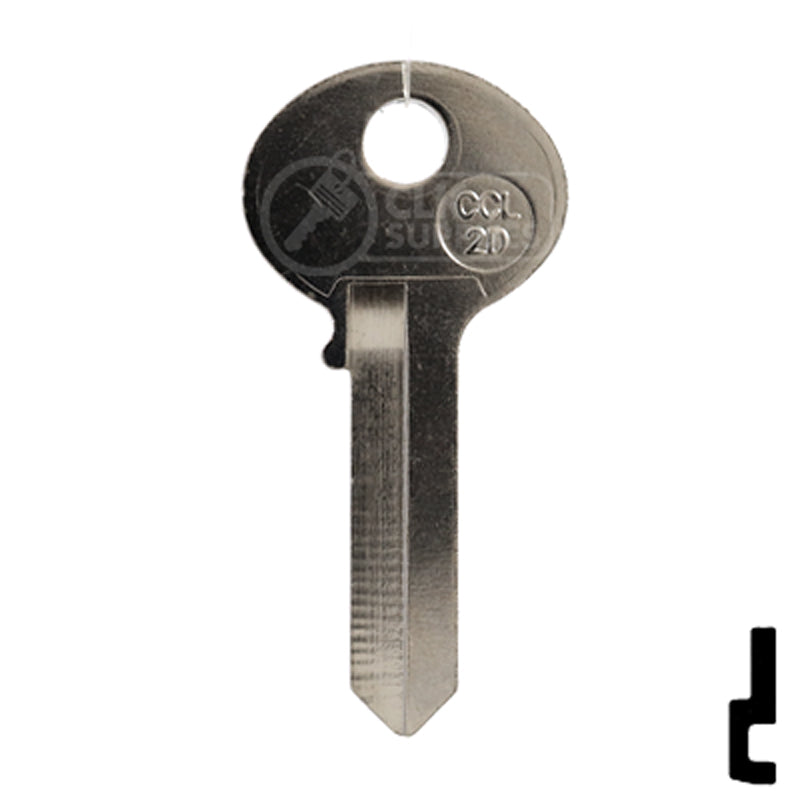 Uncut Key Blank | Corbin Russwin | CCL-2D Residential-Commercial Key JMA USA