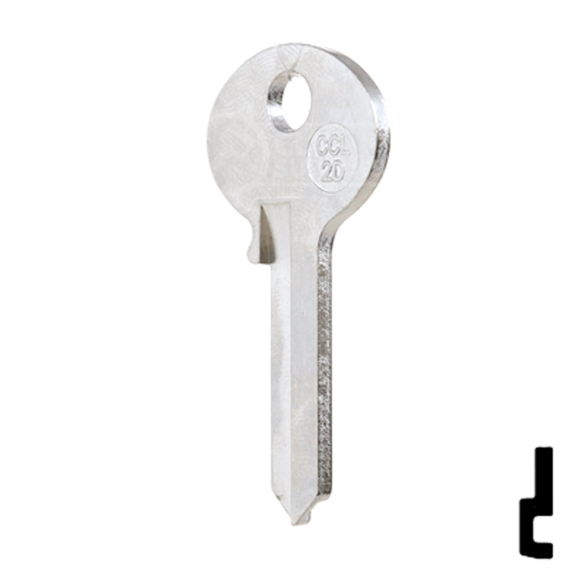 Uncut Key Blank | Corbin Russwin | CCL-2D Residential-Commercial Key JMA USA