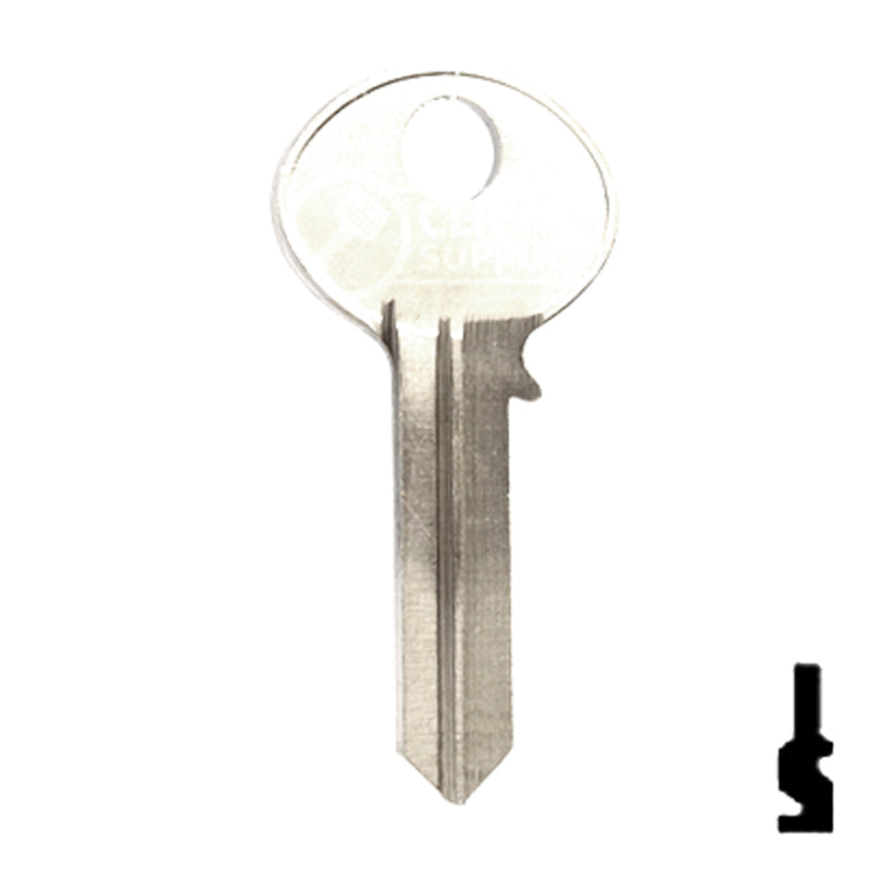Uncut Key Blank | Corbin Russwin, CCL | L1003A, CCL8687C-R1 Residential-Commercial Key Ilco