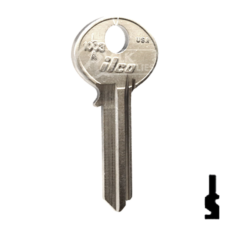 Uncut Key Blank | Corbin Russwin, CCL | L1003A, CCL8687C-R1 Residential-Commercial Key Ilco