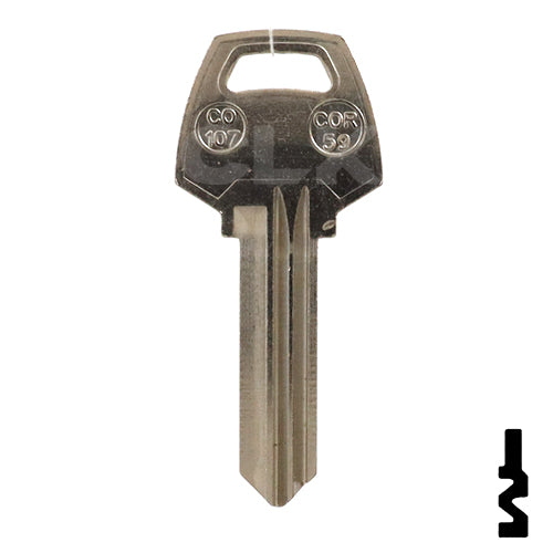 Uncut Key Blank | Corbin Russwin | CO51, A1001D1 Residential-Commercial Key JMA USA