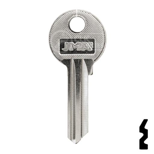 Uncut Key Blank | Corbin Russwin | COR-1D Residential-Commercial Key JMA USA