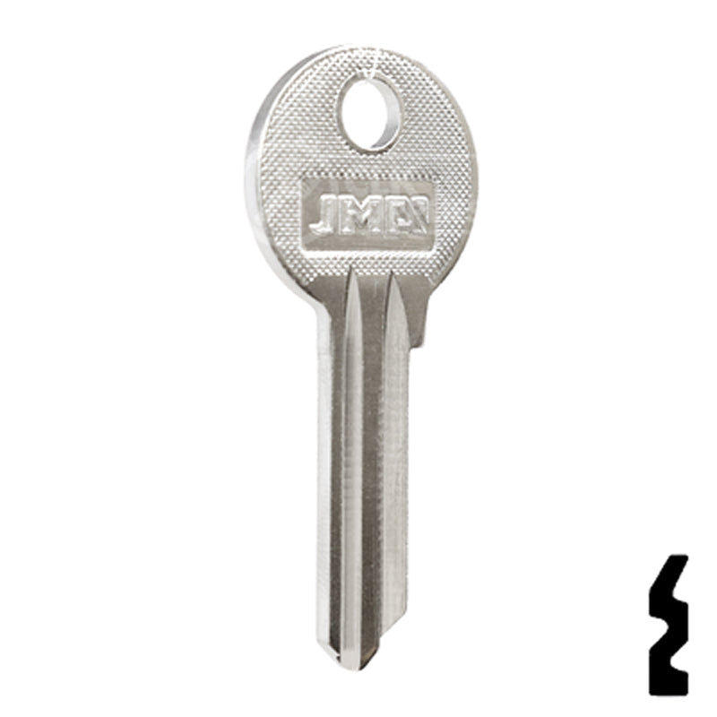 Uncut Key Blank | Corbin Russwin | COR-1D Residential-Commercial Key JMA USA