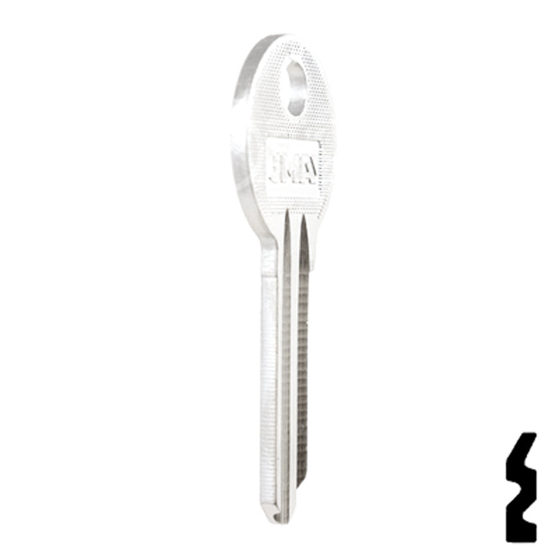 Uncut Key Blank | Corbin Russwin | COR-1D Residential-Commercial Key JMA USA