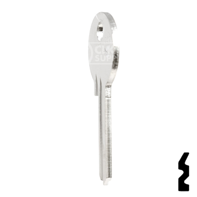 Uncut Key Blank | Corbin Russwin | COR-1D Residential-Commercial Key JMA USA