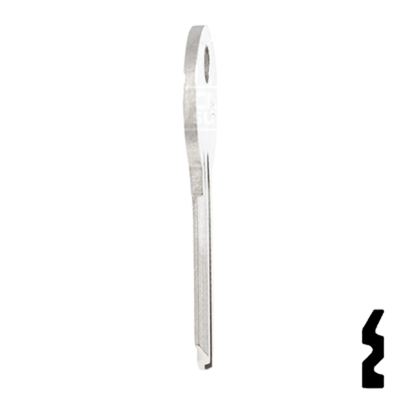 Uncut Key Blank | Corbin Russwin | COR-1D Residential-Commercial Key JMA USA