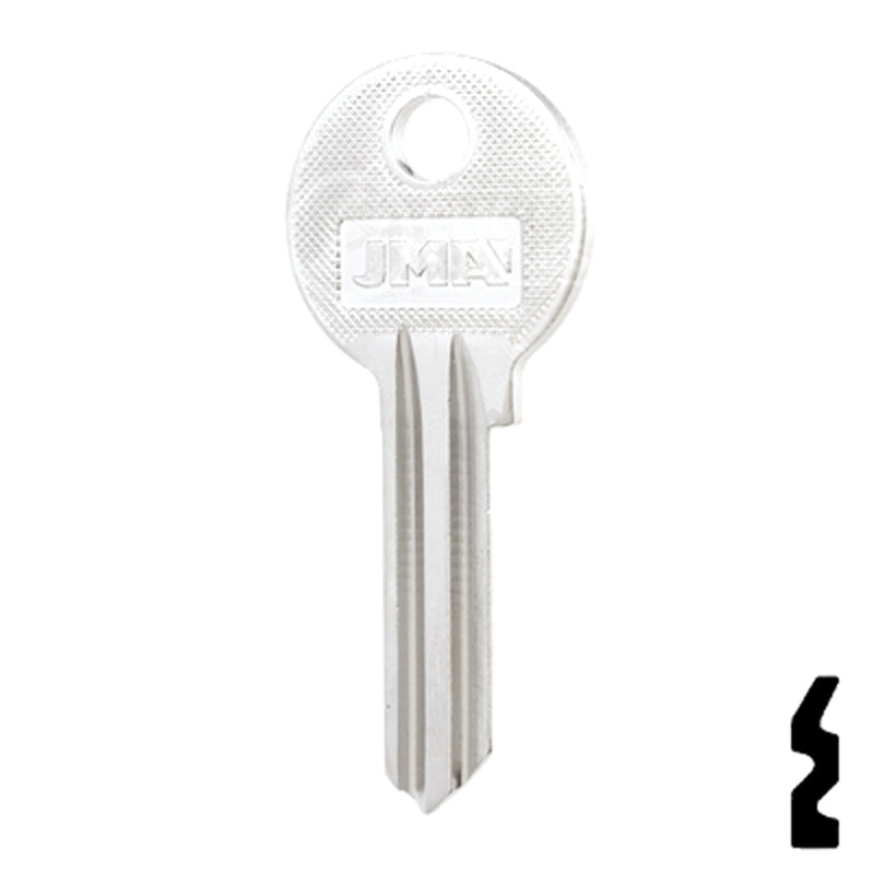 Uncut Key Blank | Corbin Russwin | COR-1D Residential-Commercial Key JMA USA