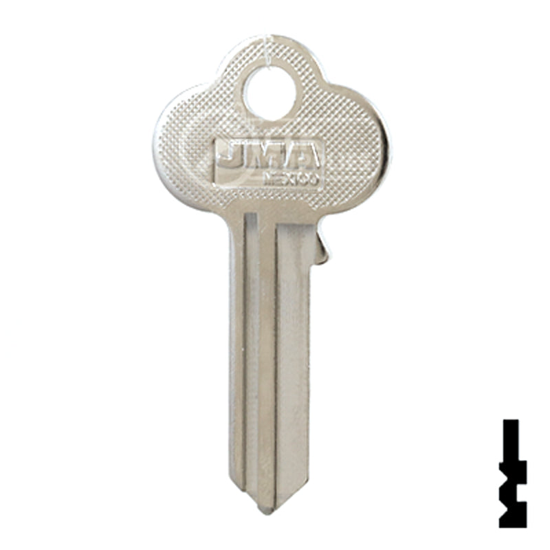 Uncut Key Blank | Corbin Russwin | COR-62 Residential-Commercial Key JMA USA