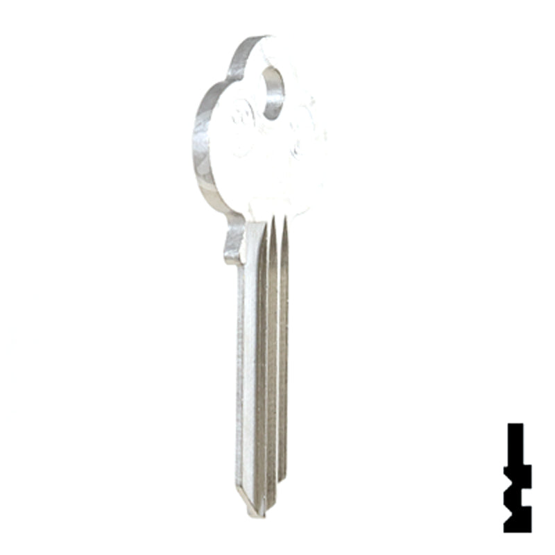 Uncut Key Blank | Corbin Russwin | COR-62 Residential-Commercial Key JMA USA