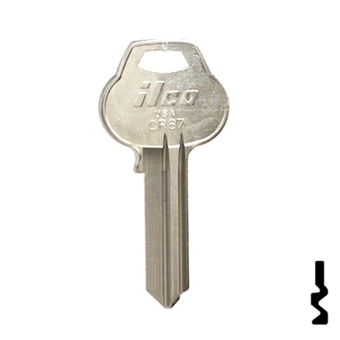 Uncut Key Blank | Corbin Russwin | CR87 Residential-Commercial Key Ilco