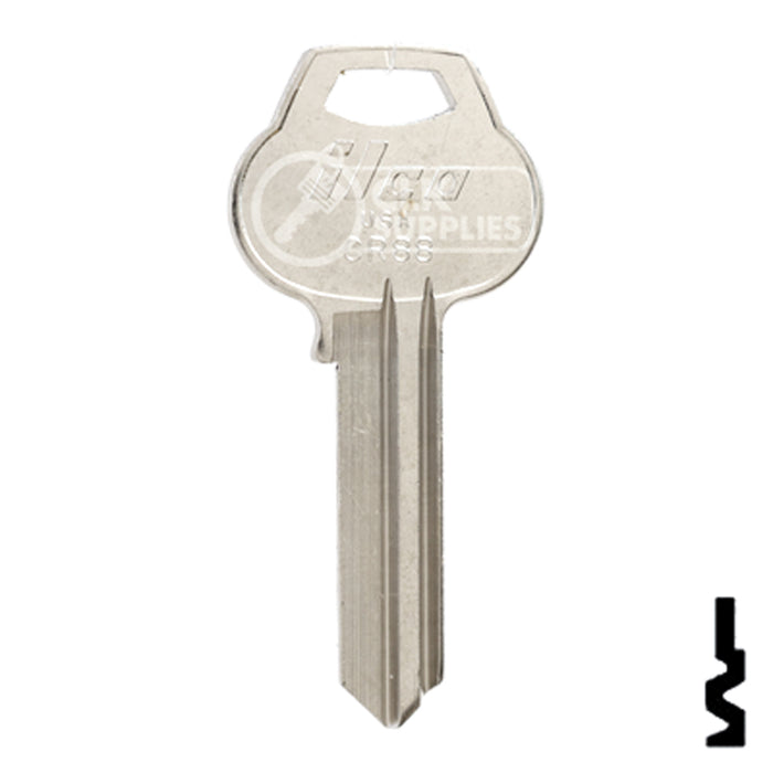 Uncut Key Blank | Corbin Russwin | CR88 Residential-Commercial Key Ilco