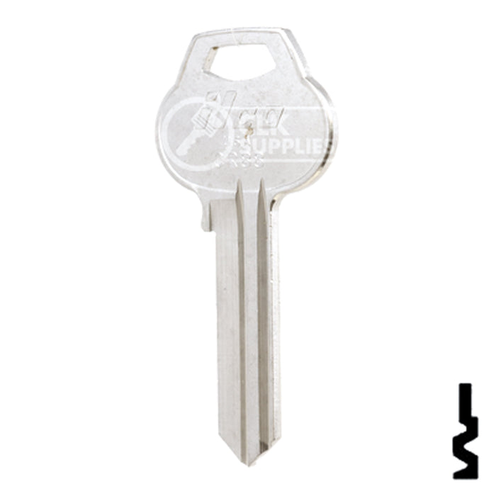 Uncut Key Blank | Corbin Russwin | CR88 Residential-Commercial Key Ilco