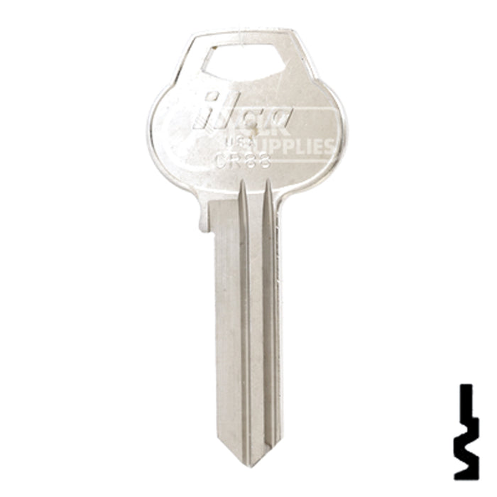 Uncut Key Blank | Corbin Russwin | CR88 Residential-Commercial Key Ilco