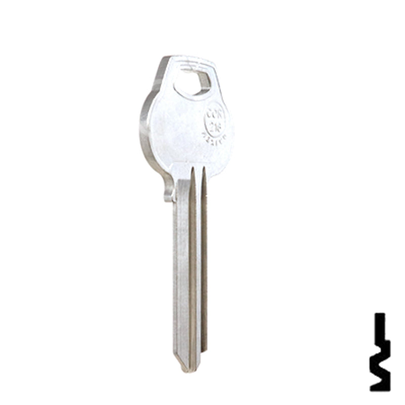Uncut Key Blank | Corbin Russwin | CR88, COR-216 Residential-Commercial Key JMA USA