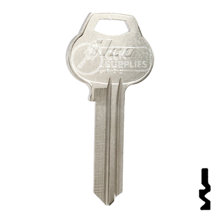 Uncut Key Blank | Corbin Russwin | CR89 Residential-Commercial Key Ilco